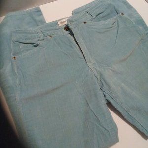 corduroy pants, Chadwick, size 8, teal